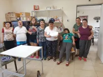 Gruppenfoto der Bewohner*innen des Haus des Lichtes.